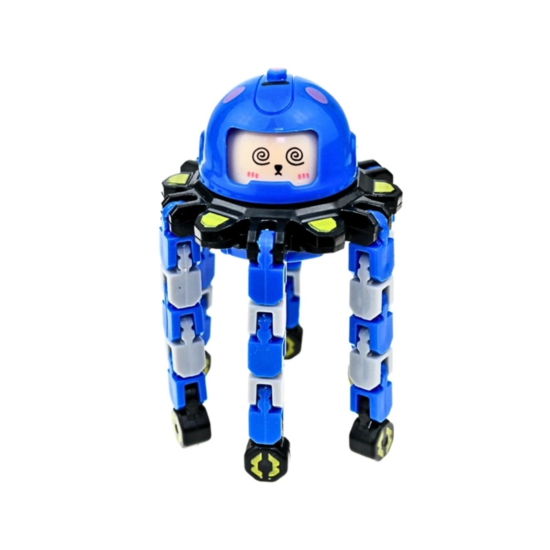 JUGUETE FIDGET SPINNER TRANSFORMABLE ANTIESTRE S AZUL - 5