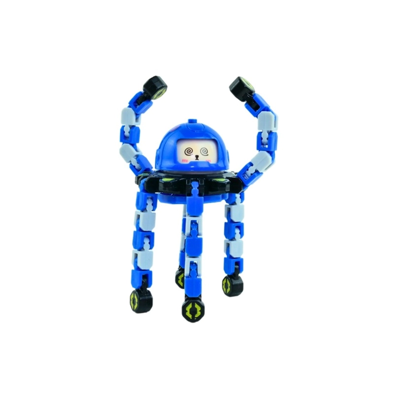 JUGUETE FIDGET SPINNER TRANSFORMABLE ANTIESTRE S AZUL - 8