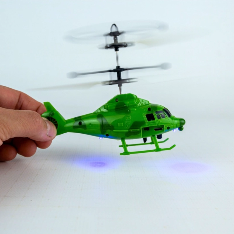 HELICOPTERO DE JUGUETE VOLADOR POR INDUCCION CON CONTROL REMOTO MILITAR - 3