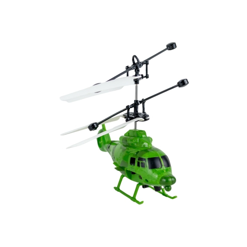 HELICOPTERO DE JUGUETE VOLADOR POR INDUCCION CON CONTROL REMOTO MILITAR - 5