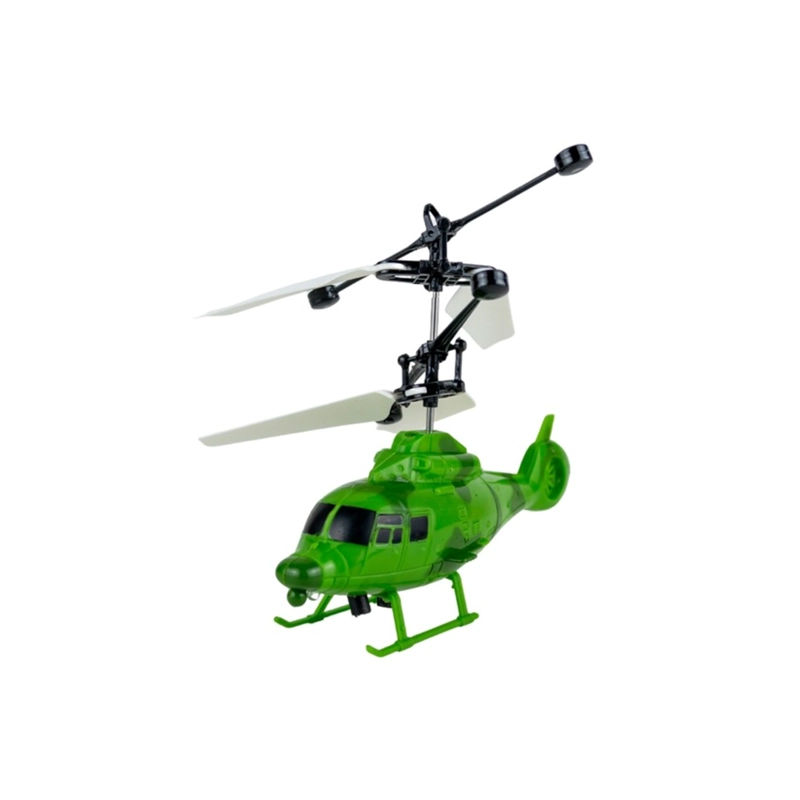HELICOPTERO DE JUGUETE VOLADOR POR INDUCCION CON CONTROL REMOTO MILITAR - 6