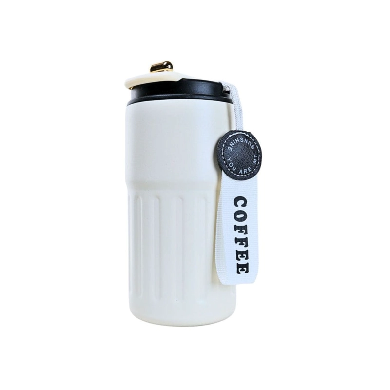 VASO TE RMICO DE ACERO INOXIDABLE TERMOMETRO 460 ML NEGRO - 7