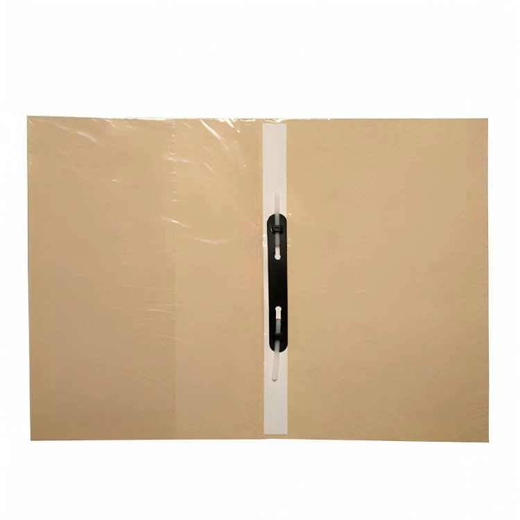 PACK 4 ARCHIVADOR PLASTIFICADO CON GUSANO / AZUL- AUCA - 2
