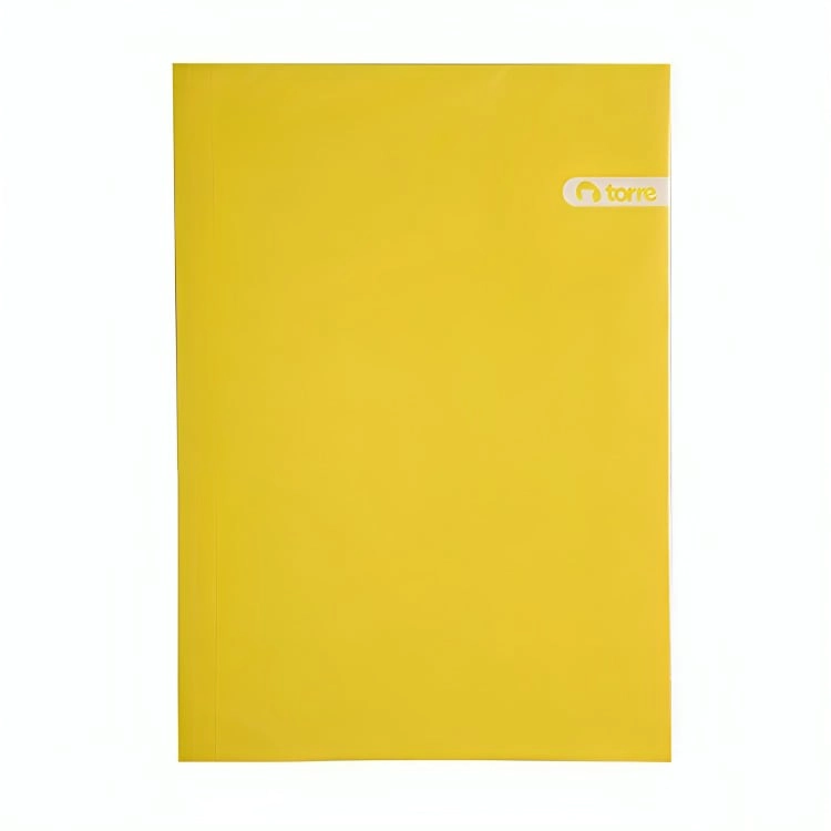 PACK 4  ARCHIVADOR PLASTIFICADO / AMARILLO – TORRE - 1