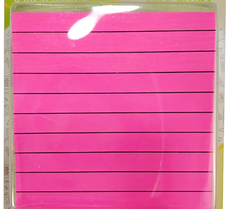 PACK 3 NOTAS ADHESIVAS RAYADAS 300H. 7,6×7,6CMS. – PROARTE - 1