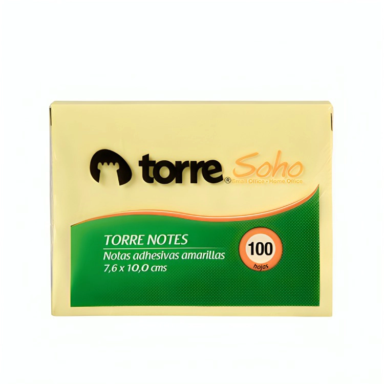 PACK 4 NOTAS AMARILLO 100 HOJAS – TORRE - 3