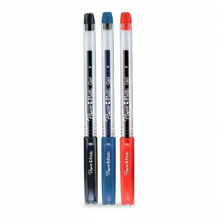 PACK 3 BOLIGRAFO GEL ECONOMICO COLORES BASICOS TJX3 – PAPER MATE - 3
