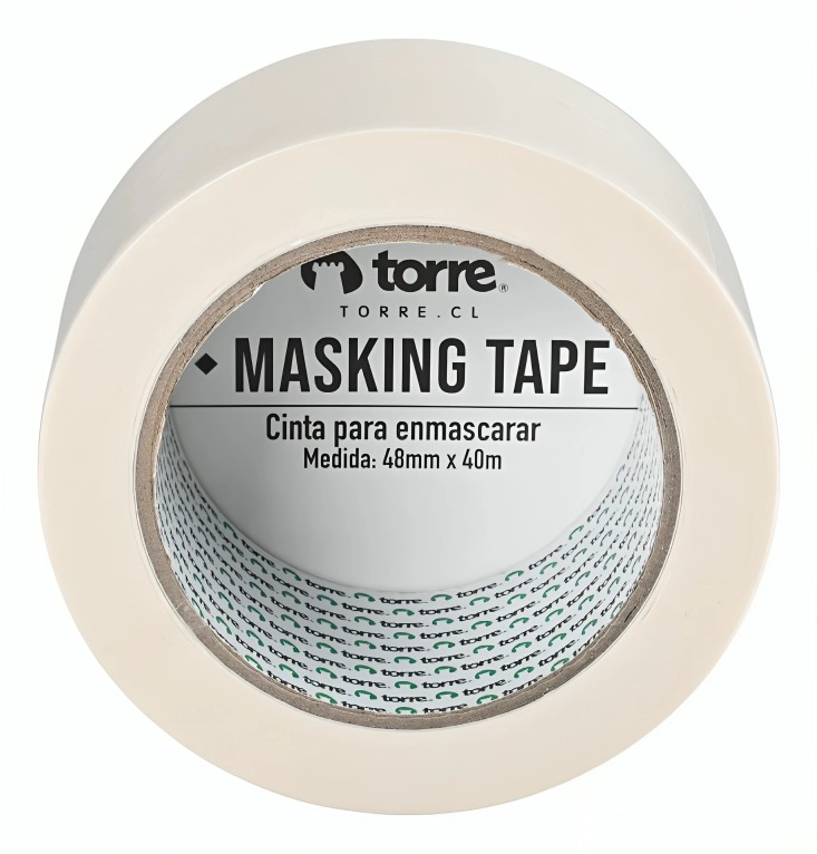PACK 3 CINTA MASKING TAPE CREMA 36MM. X40M. – TORRE - 1