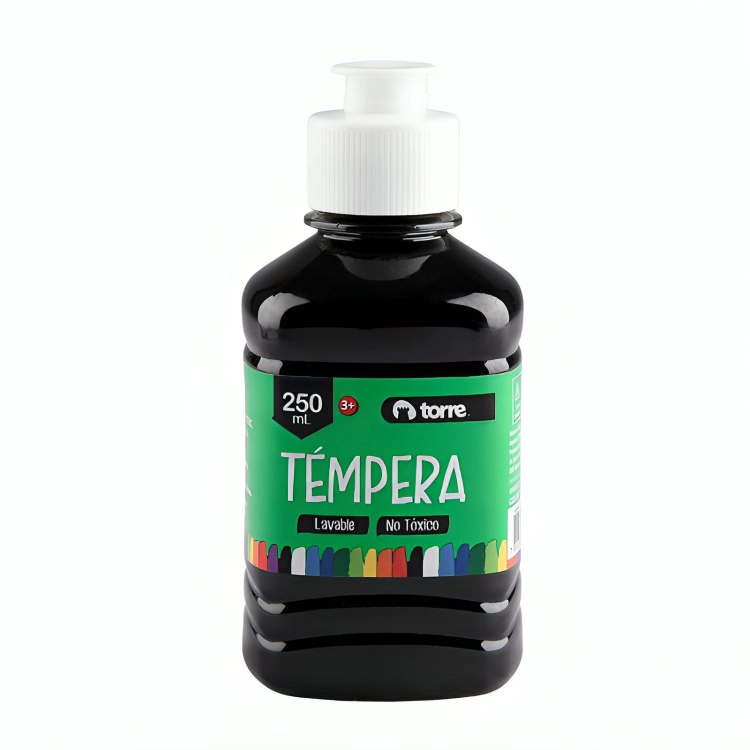 PACK 3 TE MPERA 250 ML / NEGRO – TORRE - 2