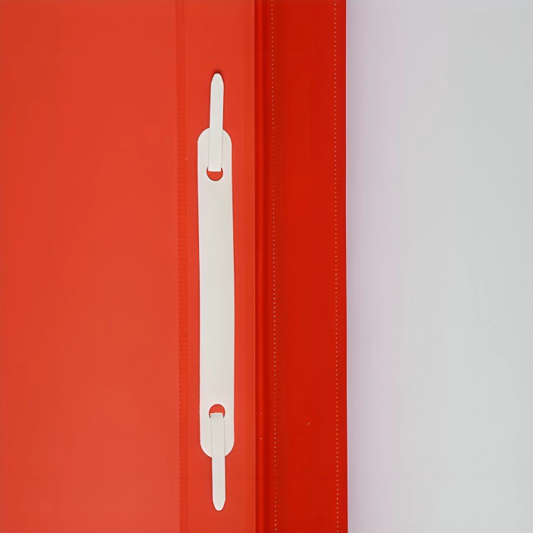 PACK 4 CARPETA PVC PLAST FILE OFICIO ROJO - 1