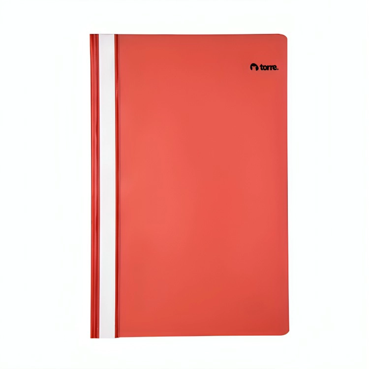PACK 4 CARPETA PVC PLAST FILE OFICIO ROJO - 3