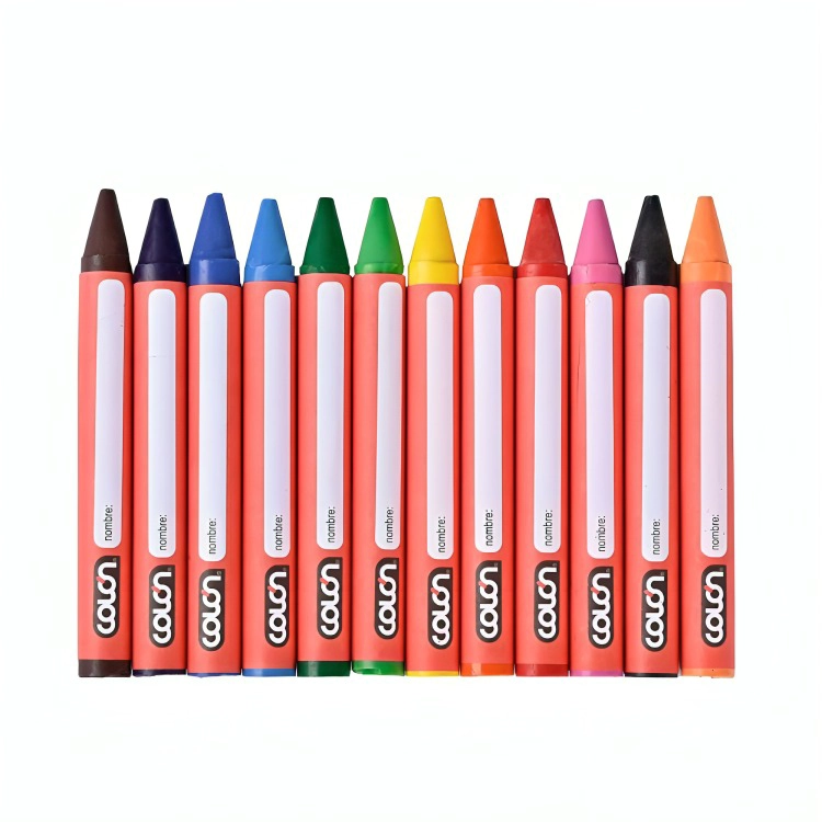 PACK 4 LAPICES CERA JUMBO 12 COLORES - 3