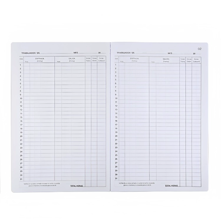 PACK 3 LIBRO DE ASISTENCIA 26 HOJAS – AUCA - 2