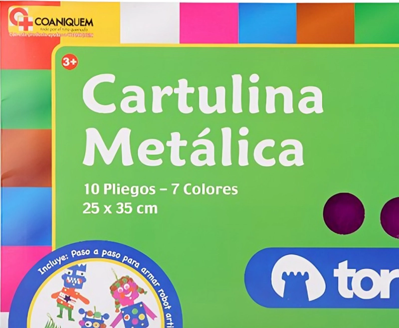 PACK 3 BOLSON CARTULINA METALICA – TORRE - 3