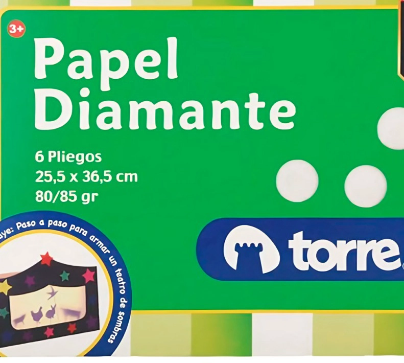 PACK 3BOLSON DE PAPEL DIAMANTE IMAGIA – TORRE - 1
