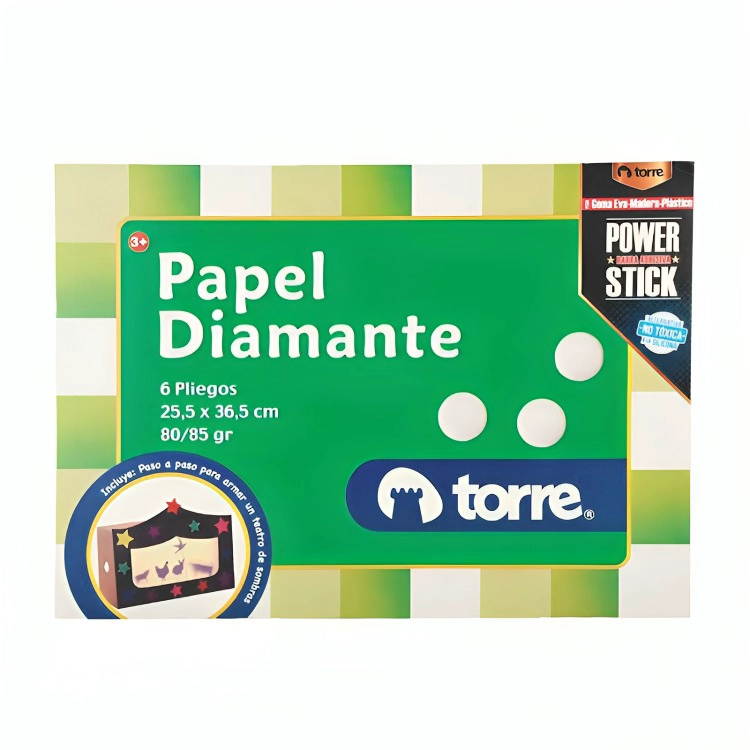 PACK 3BOLSON DE PAPEL DIAMANTE IMAGIA – TORRE - 3