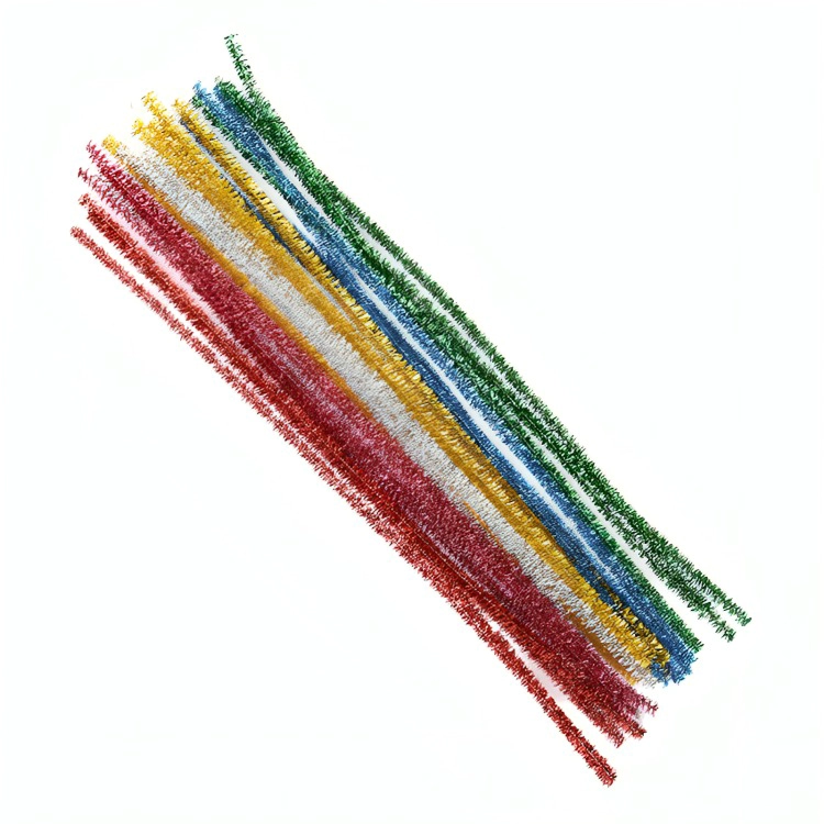 PACK 4 VARILLAS DE CHENILLE METALICAS - 1