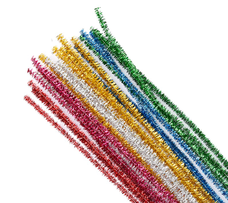 PACK 4 VARILLAS DE CHENILLE METALICAS - 2