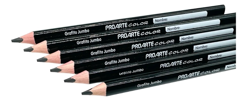 PACK 3 LAPICES GRAFITO TRIANGULAR HB N°2 6 UNID. JUMBO – PROARTE - 1