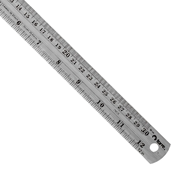 PACK 4 REGLA METALICA 30 CM - 3