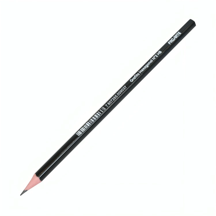 PACK 3 LAPICES GRAFITOS HEXAGONAL N° 2 HB CON GOMA 12 UND – PROARTE - 2