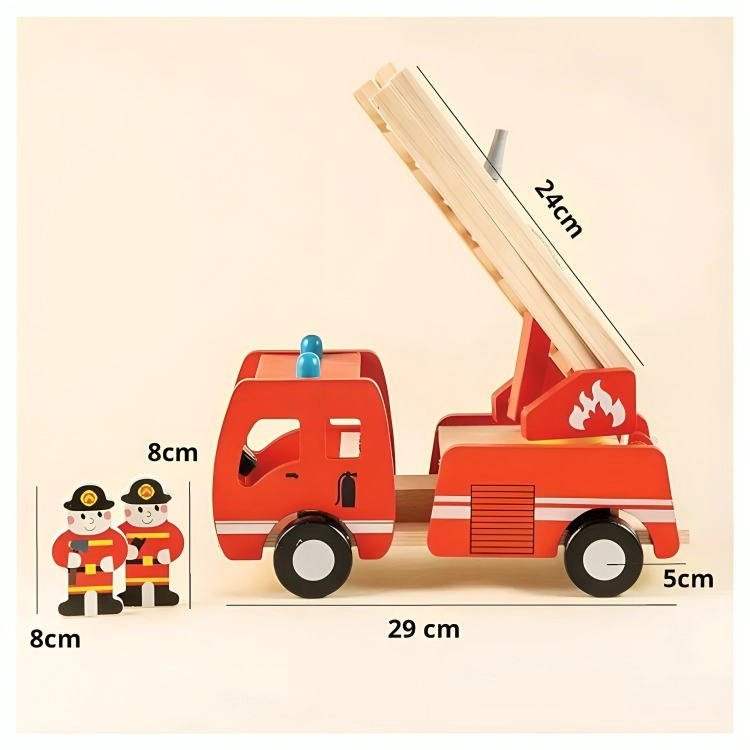 CAMION BOMBERO MADERA - 1