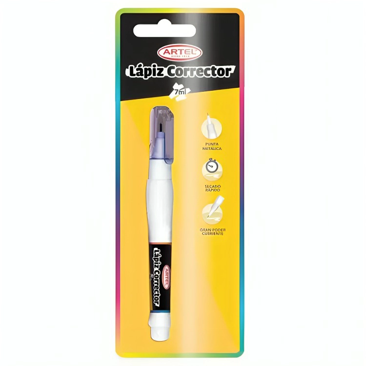 PACK 4 LAPIZ CORRECTOR 7 ML – ARTEL - 1