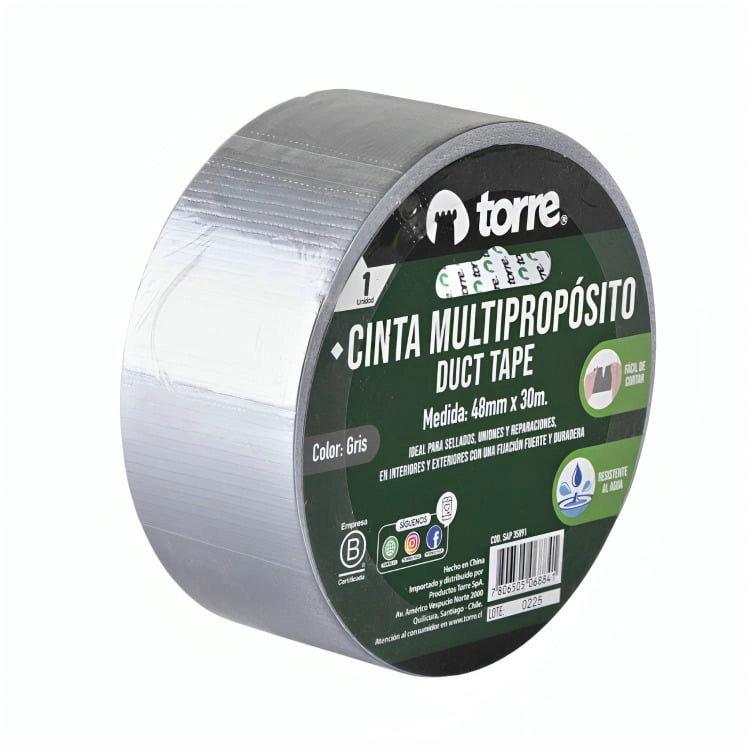 CINTA MULTIPROPOSITO GRIS 48MM. X30M. – TORRE - 1