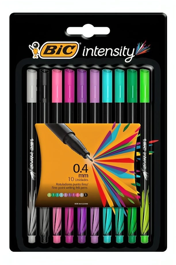 SET 10 BOLIGRAFOS INTENSITY AST – BIC - 1