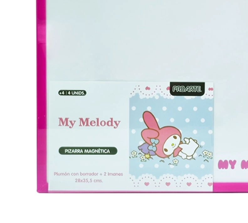 PIZARRA MAGNE TICA 28X35,5CMS. / MY MELODY – PROARTE - 1