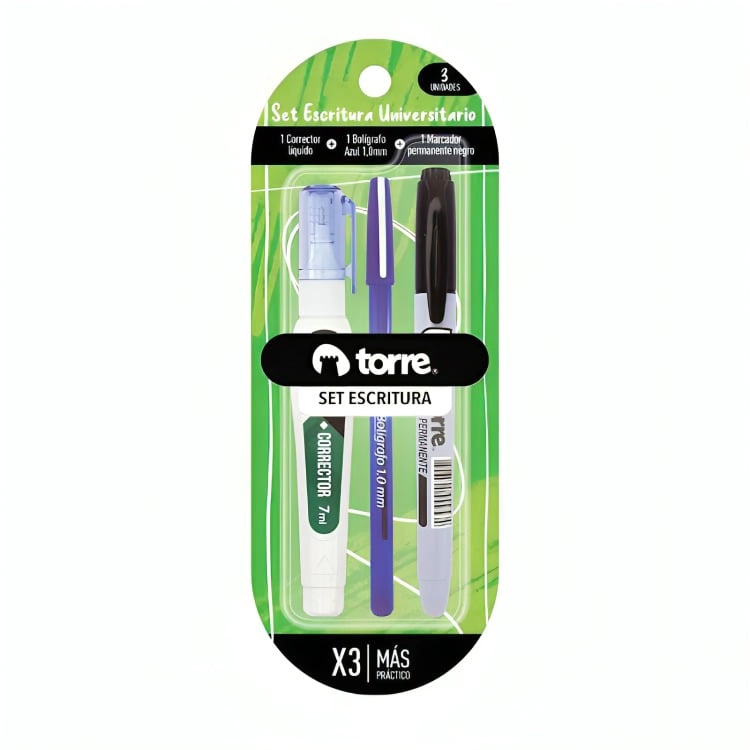 PACK 2 DE SET ESCRITURA UNIVERSITARIO 1B – TORRE - 1