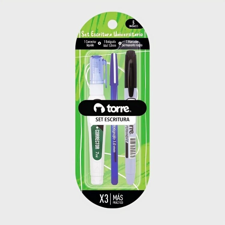 PACK 2 DE SET ESCRITURA UNIVERSITARIO 1B – TORRE - 2