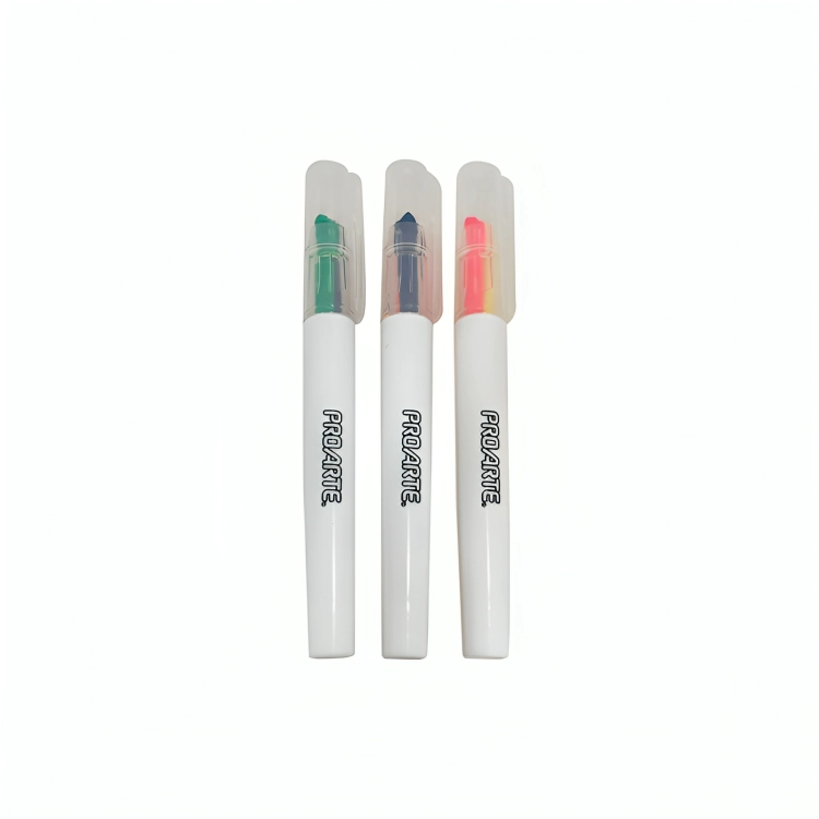 PACK 2 DE SET 3 DESTACADORES DOBLE PUNTA – PROARTE - 1