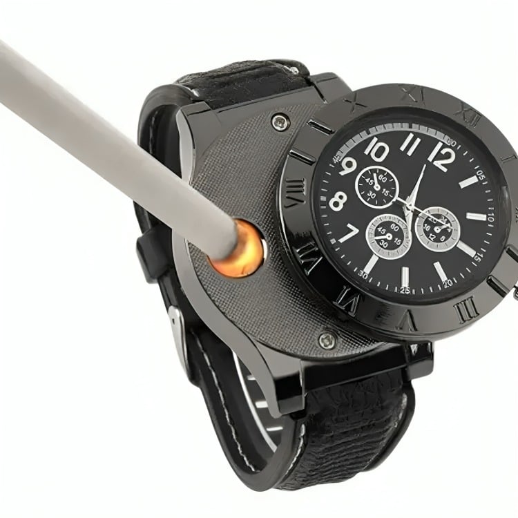 RELOJ HOMBRE PULSERA CON ENCENDEDOR RECARGABLE - 4