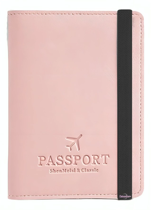 PORTA PASAPORTE DOCUMENTOS FUNDA PROTECTORA VIAJE CON RFID - 3