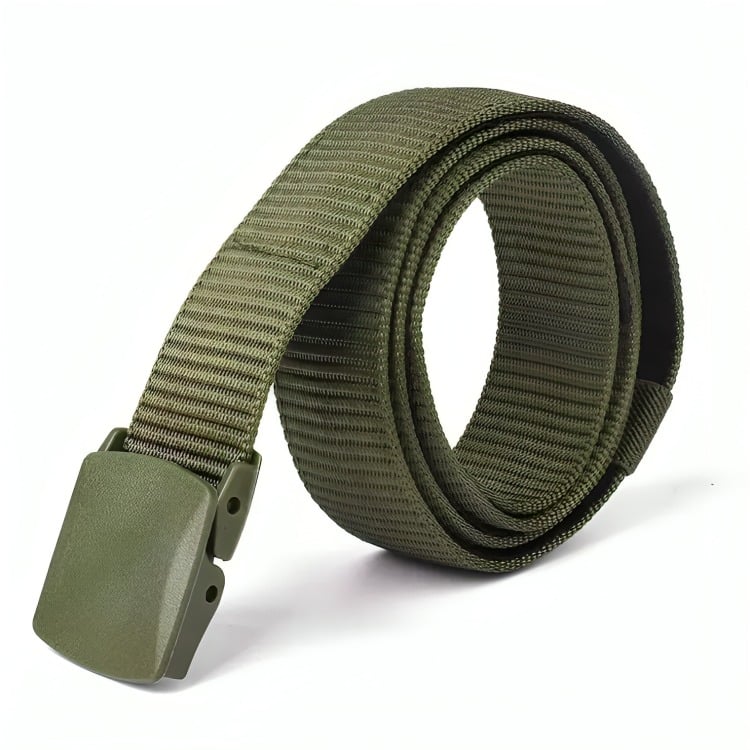 CORREA CINTURON DE LONA PARA HOMBRES CON BOLSILLO - 1