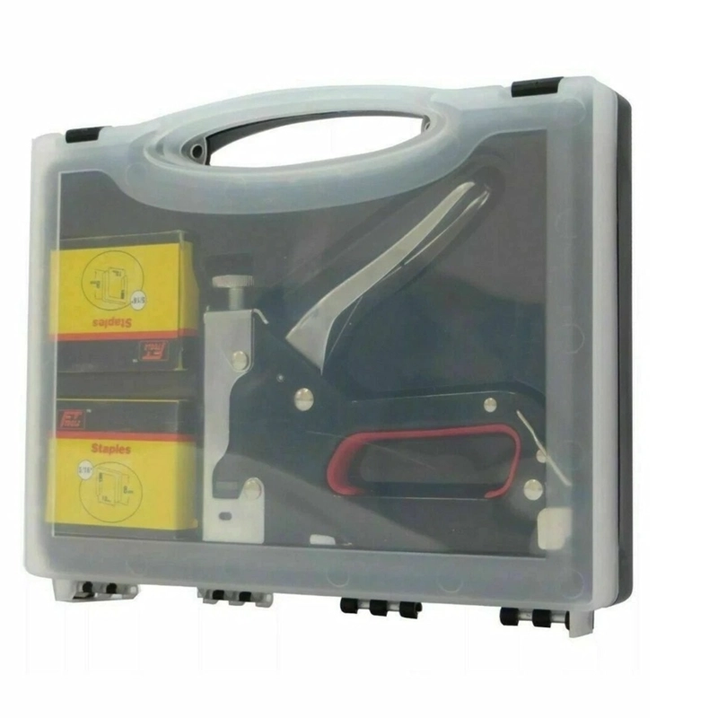 GRAPADORA MECANICA DE ACERO 3 EN 1 PARA GRAPADORA DE MADERA - 2