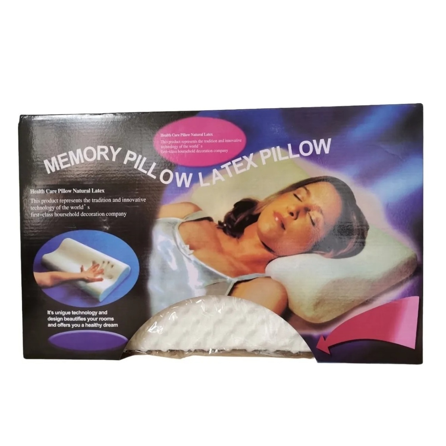 ALMOHADA ORTOPEDICA VISCOELASTICA AJUSTE CERVICAL PILLOW BLANCO - 2