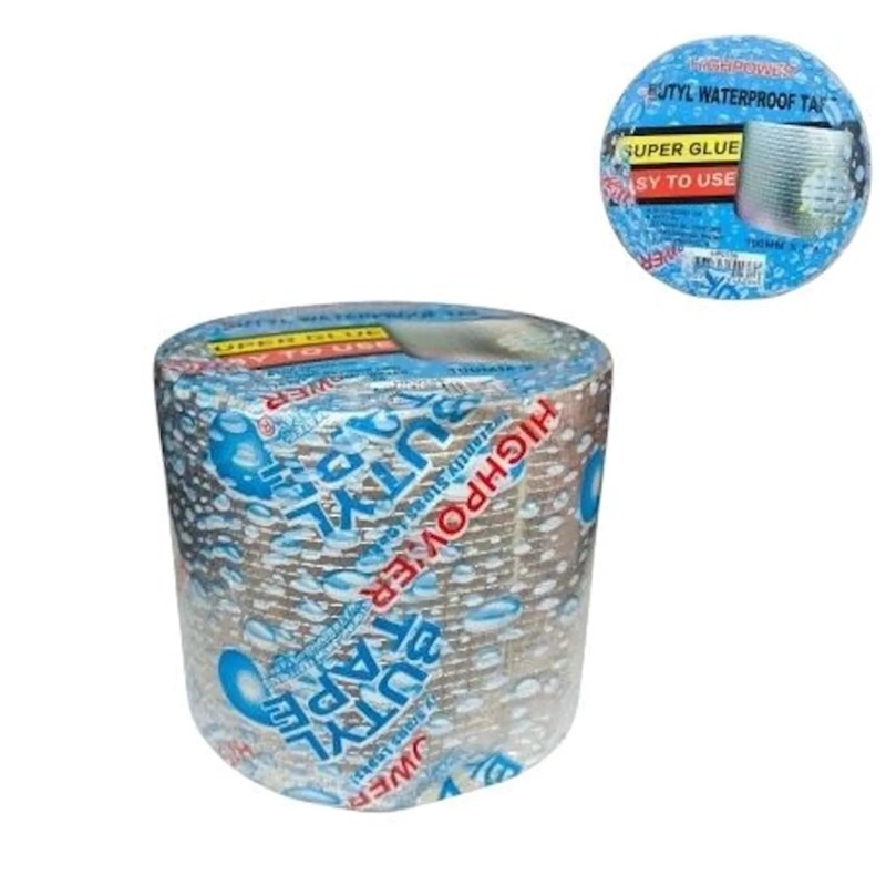 PACK X3 CINTA SELLADORA TAPA GOTERAS BUTILO IMPERMEABLE 75MM X 5M - 3