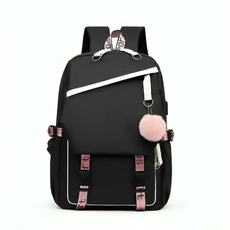 MOCHILA URBANA BOLSO ESCOLAR JUVENIL CON INTERFAZ USB AUX - 2
