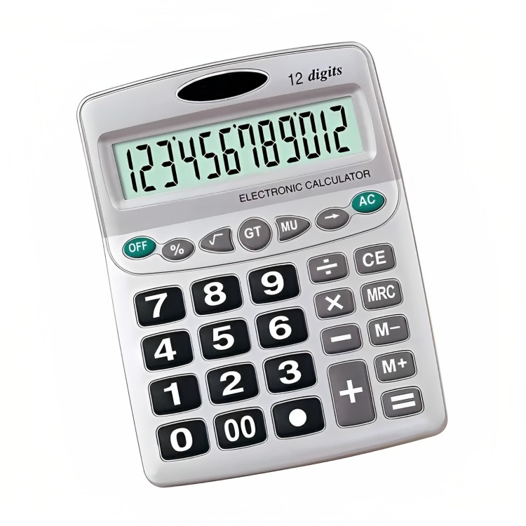 CALCULADORA DE NUMEROS GRANDES 12 DIGITOS - 2