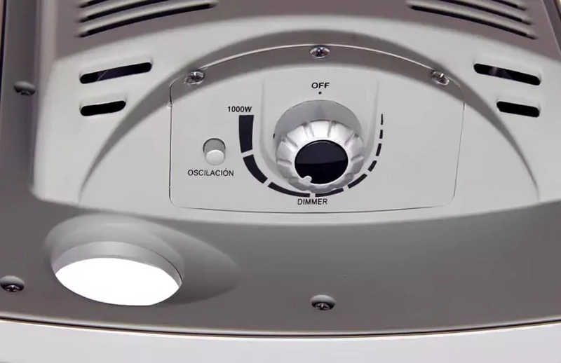 CALEFACTOR CON EFECTO LUMINOSO  FIBRA CARBONO NSB120K6 - 4