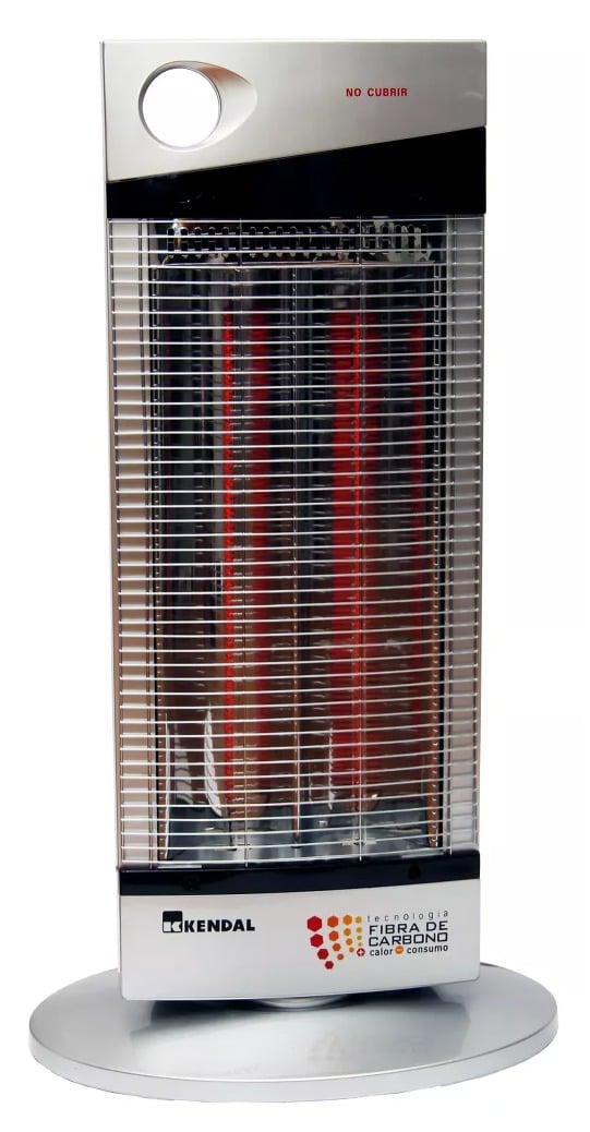 CALEFACTOR CON EFECTO LUMINOSO  FIBRA CARBONO NSB120K6 - 6