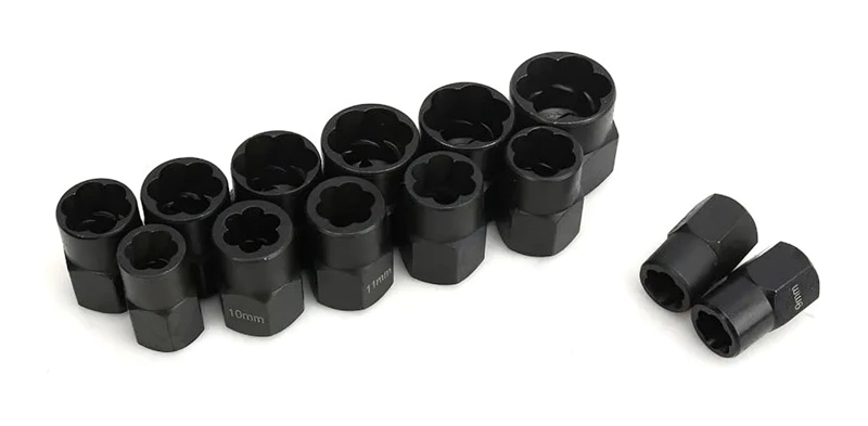 KIT DE DADOS HERRAMIENTAS JUEGO DADOS EXTRACTORES 1/4 A 19MM - 1