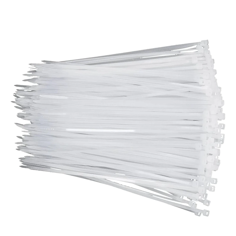 PACK X 3 100 TIRRAP DE NYLON 3.6MM X 300MM COLOR BLANCO - 4