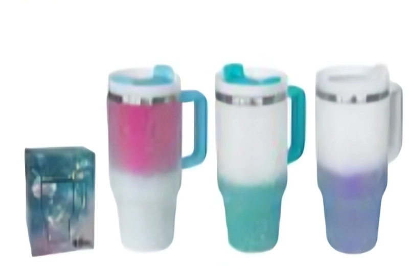 VASO TE RMICO 1200ML DISEÑO DEGRADADO DOBLE PARED FRIO/CALOR - 1