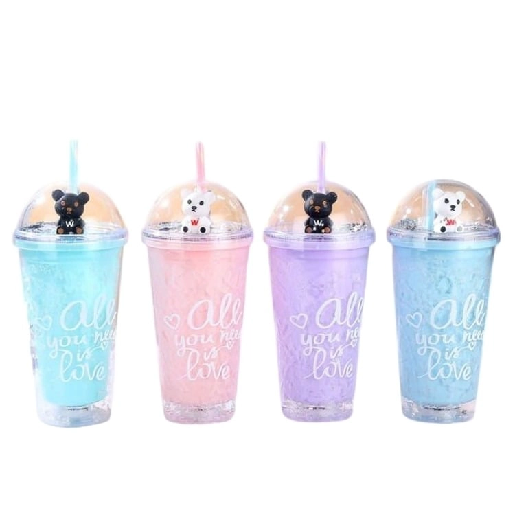 VASO PLASTICO 450ML DE COLORES - 1