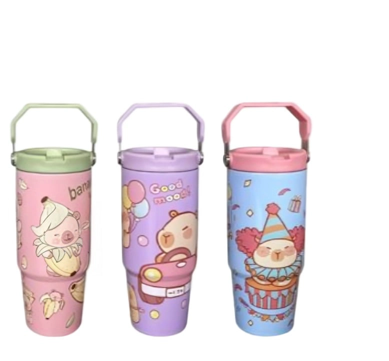 VASO TERMICO PARA BEBIDAS FRIAS O CALIENTES 900ML - 1