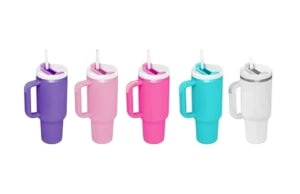 VASO COOLER TERMICO CON BOMBILLA 1200ML - 1
