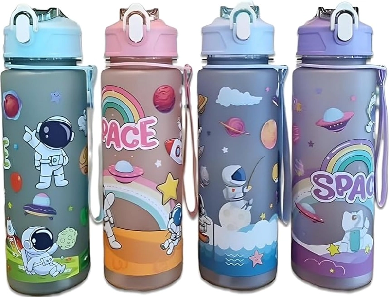 BOTELLA DE AGUA ASTRONAUTA PARA NIÑOS 650ML - 2